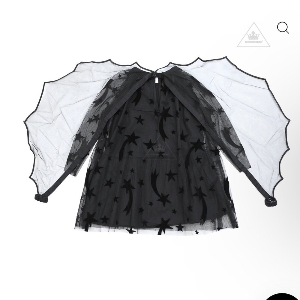 Stella McCartney Kids Black Star Dress - Picture 4 of 9